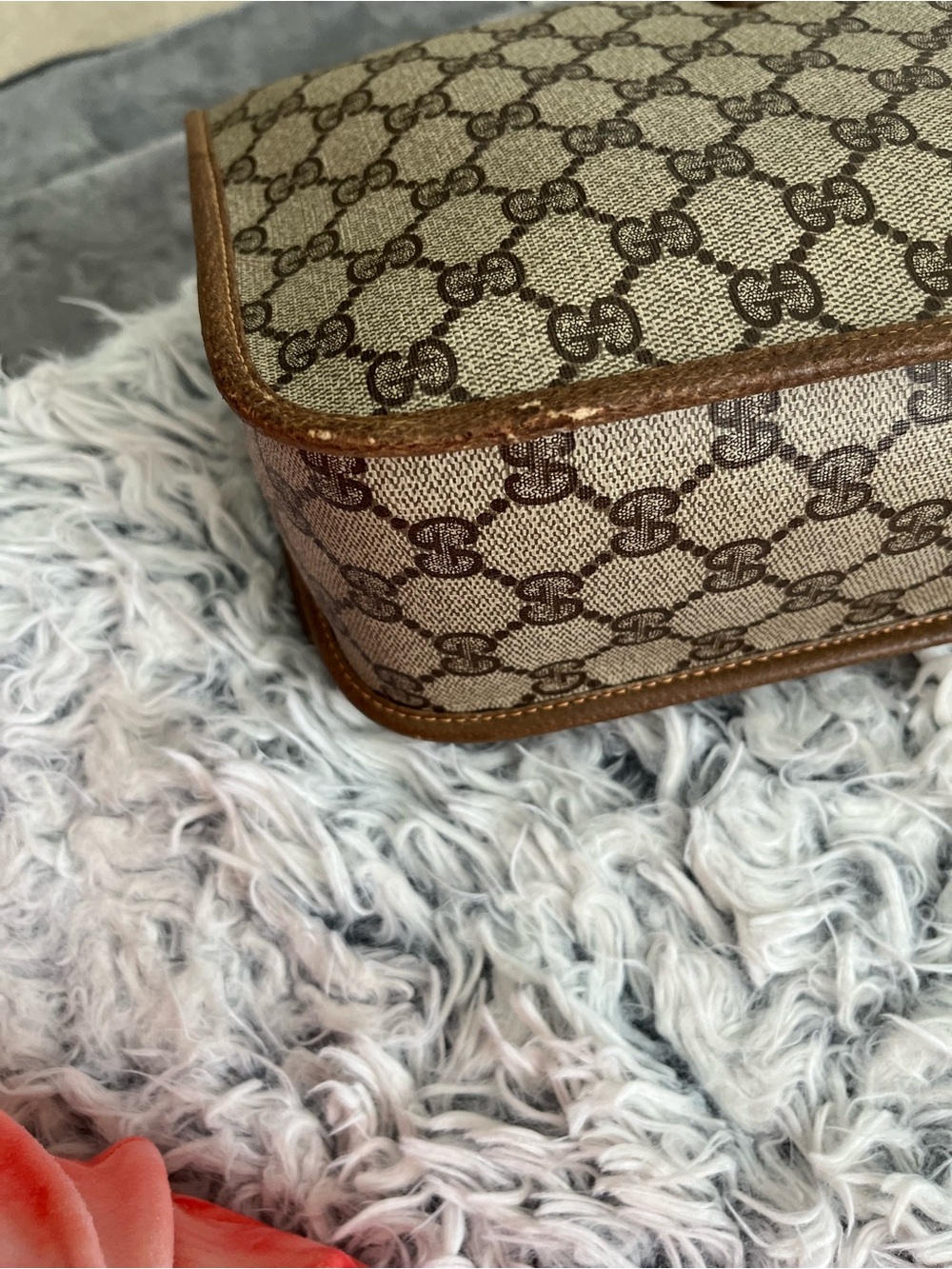 Gucci Beige and Brown Monogram Messenger Bag - Picture 12 of 12